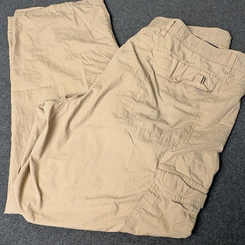 Nike ACG Mens Cargo Pants Tan All Conditions Gear Cotton Nylon Size 40 (37)